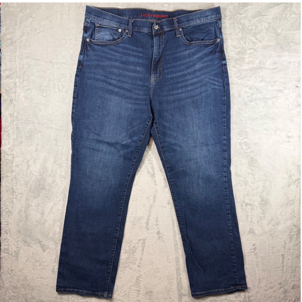 Lucky Brand 223 Straight Leg Jeans Mens 40x32 Blue Denim Indigo 168974